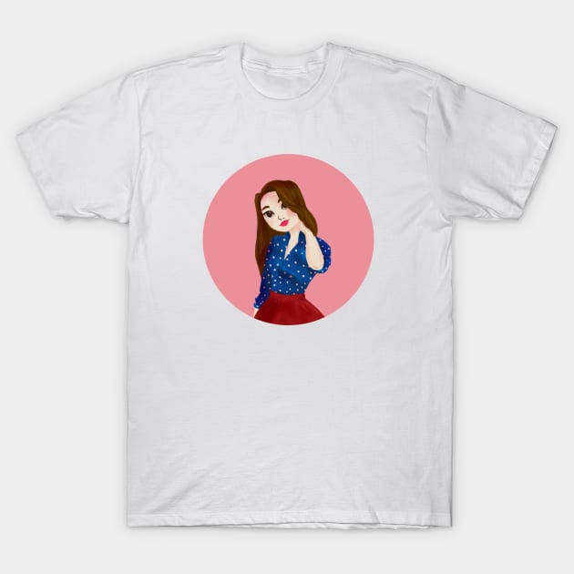 I heart polka dots T-Shirt by framboisettte